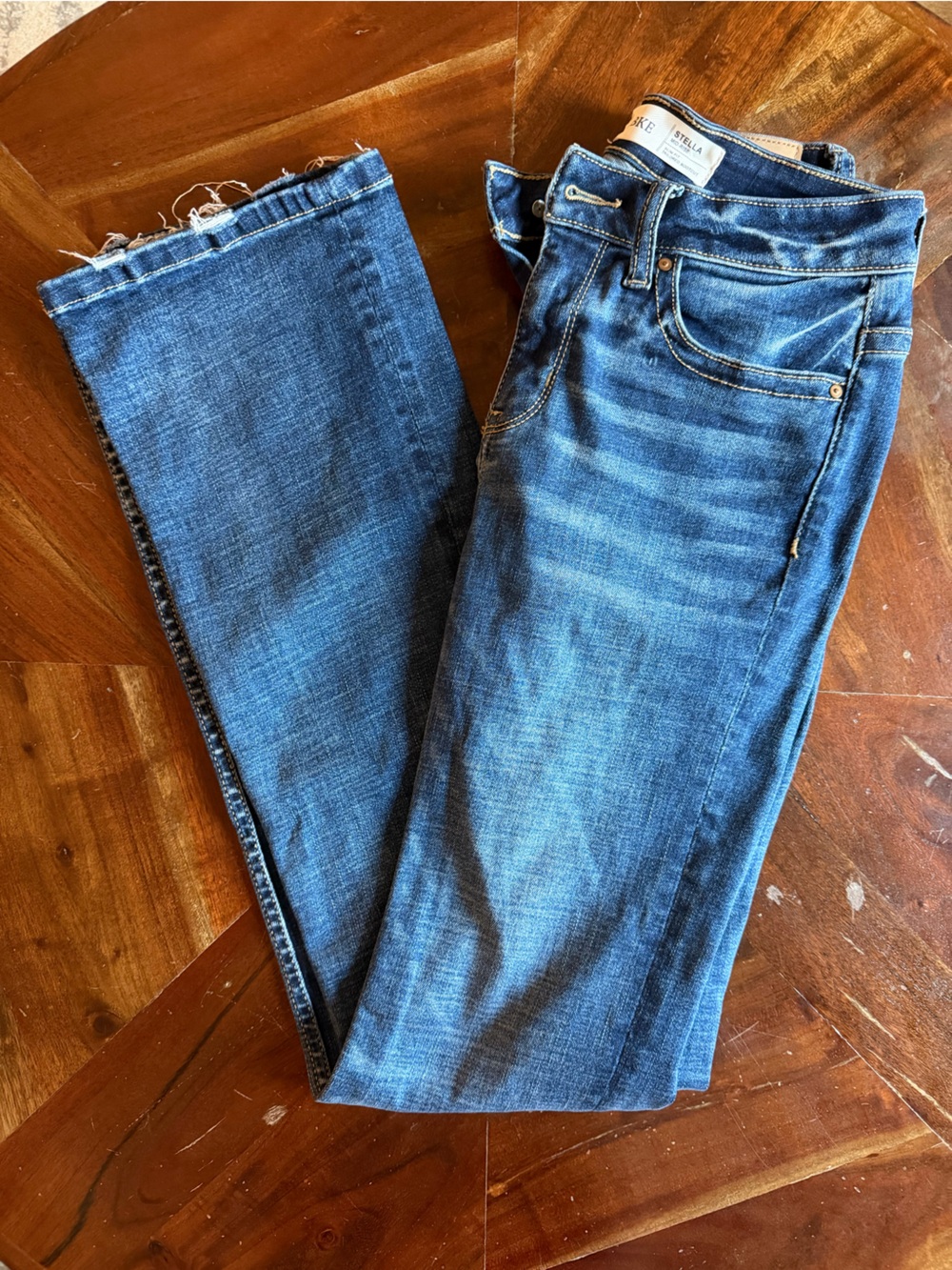 BKE Women's Medium Blue Boot Cut Jeans